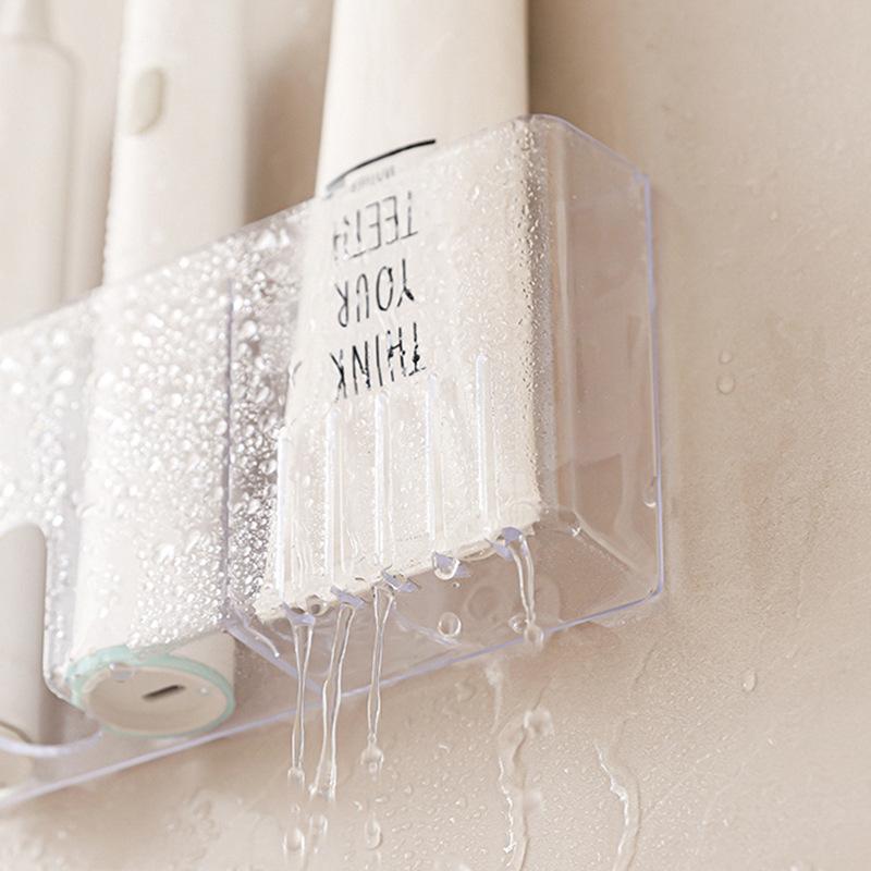 Wall-mounted TV and Air Conditioning Remote Control Holder with Bedside Storage Shelf