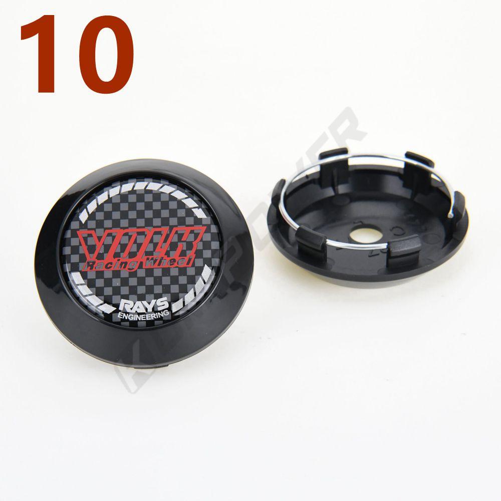 4PCS OD 70MM / ID 63MM Sport Rim Cover Cap VOLK RAYS Logo JCTYXEDR Wheel Center Cap Wheel Hub Cap