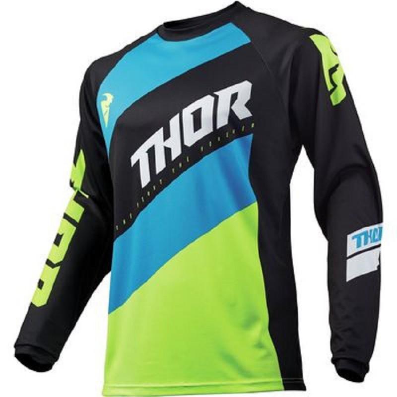 Mens Long Sleeve Motorcycle Riding Jersey Off-Road Dirt Bike Touring UV Protection Quick Dry