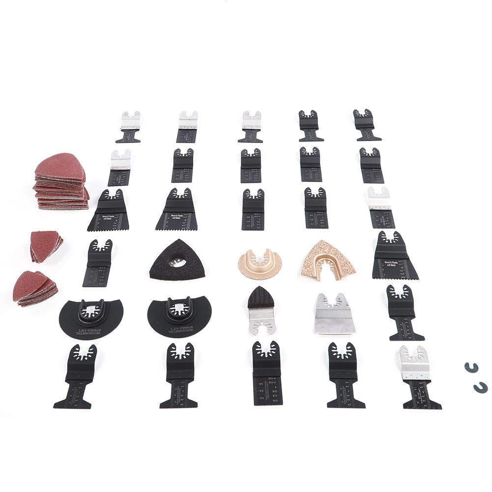 108 шт. Универсальный набор инструментов для резки и полировки осцилляторных пил из высокоуглеродистой стали, совместимый с
