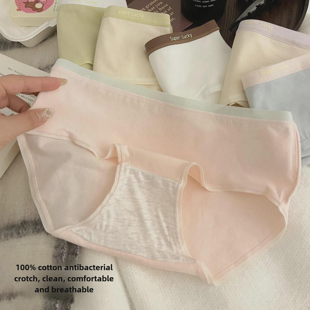 "7A Seamless Cotton Girl's Underwear - Comfortable, Breathable, Antibacterial Briefs"