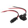 Вилка и розетка для троллингового мотора DC12V с 2 проводами, утопленный монтаж, Plug and Play для морских лодок, каяков