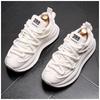 Fashion 2024 New Fashion Solid Color Chunky Heel Men Sneakers Casual Leather Platform Flat Sports Shoes Designer Shoes for Men
