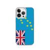 Coque iPhone - Tuvalu - Drapeau - Souple - Multicolore - Compatible iPhone 13 Pro