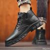 New Autumn Winter Fashionable Versatile High Top Work Boots Simple Comfortable Men's Shoes Casual Comfortable Men's Shoes