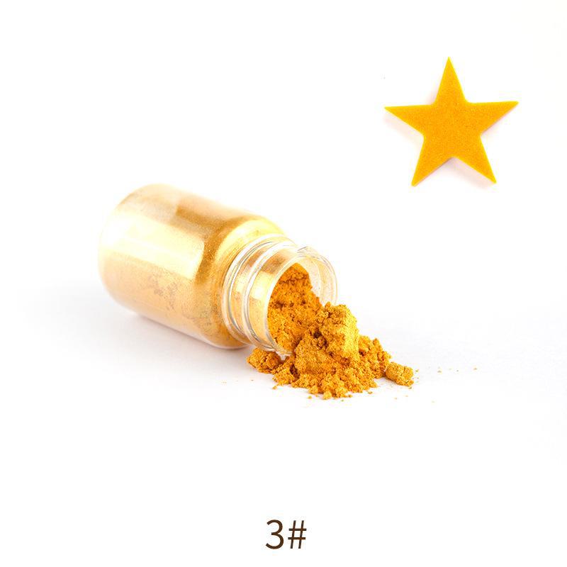 10 г жемчужной пудры с блестками и клеем для кристаллов с пигментом цвета русалки для самостоятельного изготовления.