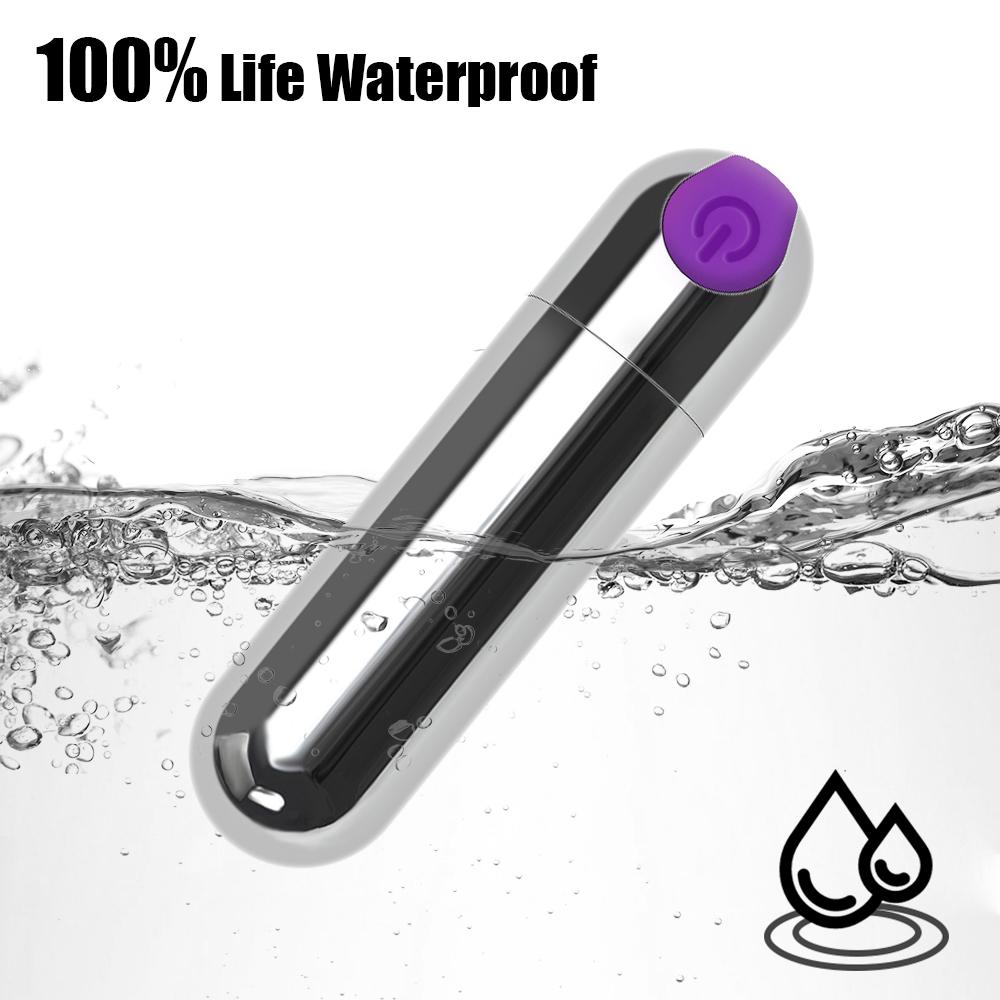 Перезаряжаемые USB Секс-продукты Сильная вибрация Водонепроницаемый Мини Вибратор-пуля Массажер для точки G Секс-игрушки для женщин Стимулятор клитора 10 скоростей