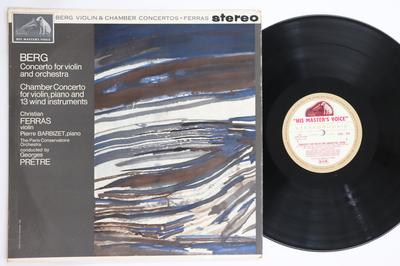 LP Запись КРИСТИАН ФЕРРАС, ЖОРЖ ПРЕТОР, - Концерт Берга для скрипки и оркестра ASD572 HMV 1964 Великобритания Классика Б/У