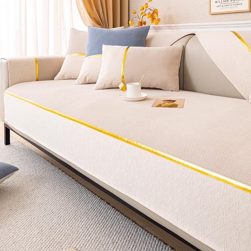 Подушка для дивана Chenier, легкая роскошь, высокий стиль, простой современный, нескользящая подушка для сиденья, универсальная для четырех сезонов, чехол для дивана, ткань для чехла