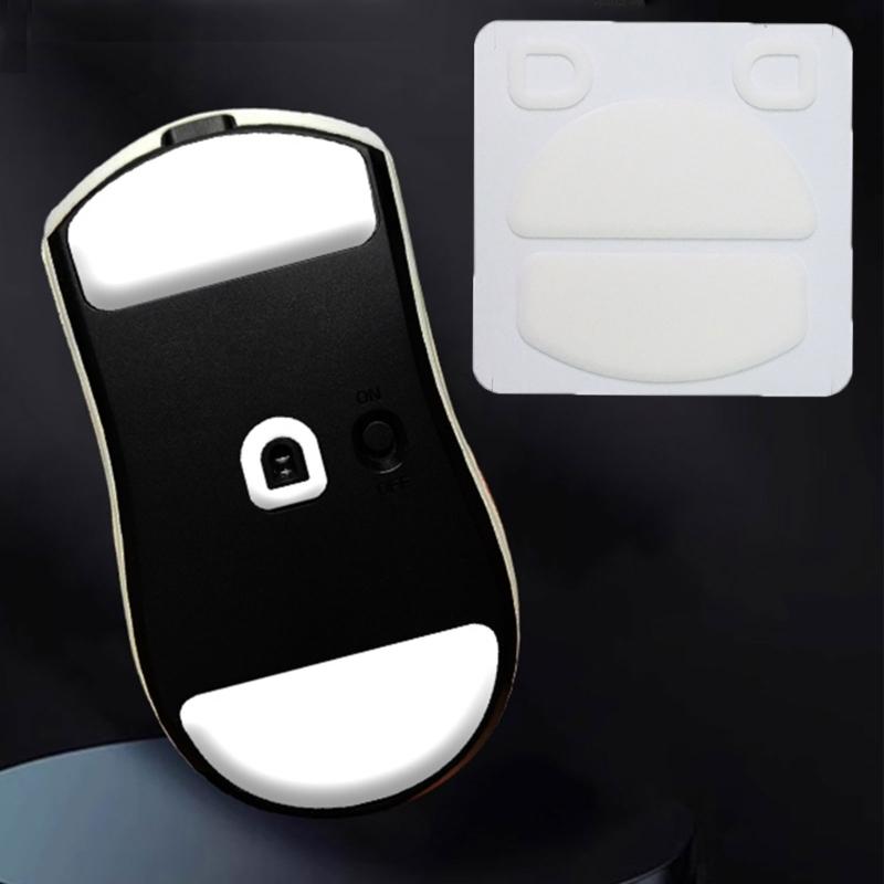 Esportstiger Ice Mouse Skates Stickers Mouse Feet Pad Round Glides Curveds Edges for ATK X1 Mouse