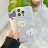Белый фон IMD Чехол для мобильного телефона Синий Двойной Кот Модный Мужской Маленький Свежий Новый Стиль Минималистичный Ветрозащитный Пот с Рук Пара Матовый Жесткий