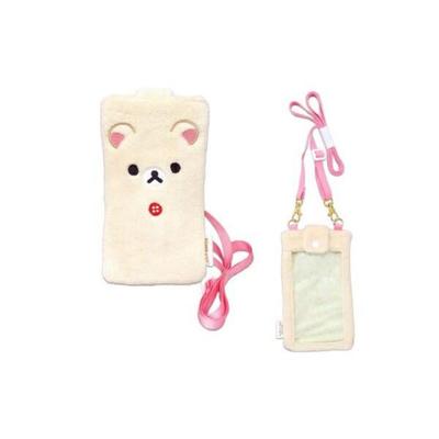 Мягкий чехол для смартфона Naitou Design Korilakkuma, Возраст 6+, Размеры: приблизительно. 11 см Ш x 2 см Г x 19,5 см В