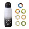 Бутылка для воды с фруктовым вкусом, без калорий, с откидной крышкой и ароматическим кольцом