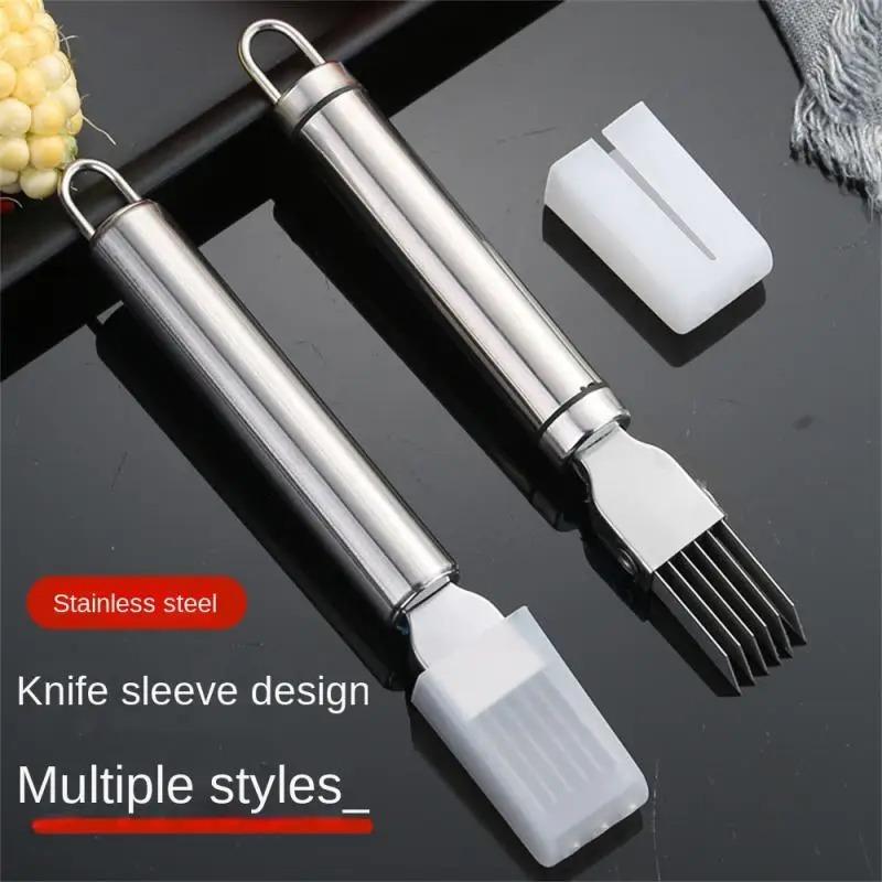 Stainless Steel Shred Silk The Knife Vegetable Garlic Cutter Food Speedy Chopper Green Onion Cutter Portable Kitchen Tool