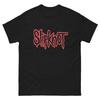 Футболка Slip.knot с красным логотипом, футболка метал-группы, стиль Y2K Grunge Streetwear