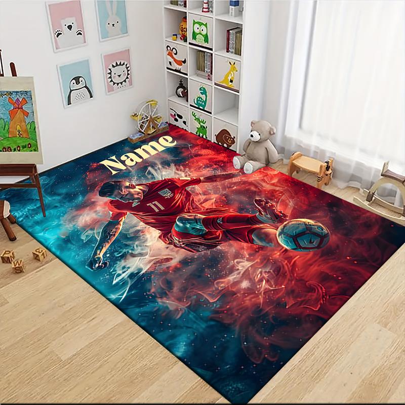 Custom Name Unicorn Fantasy Adventure Carpet Rug Customizable Soft Washable Anti-Slip Home Living Room Sofa Mats Personalized Rug. 0909180