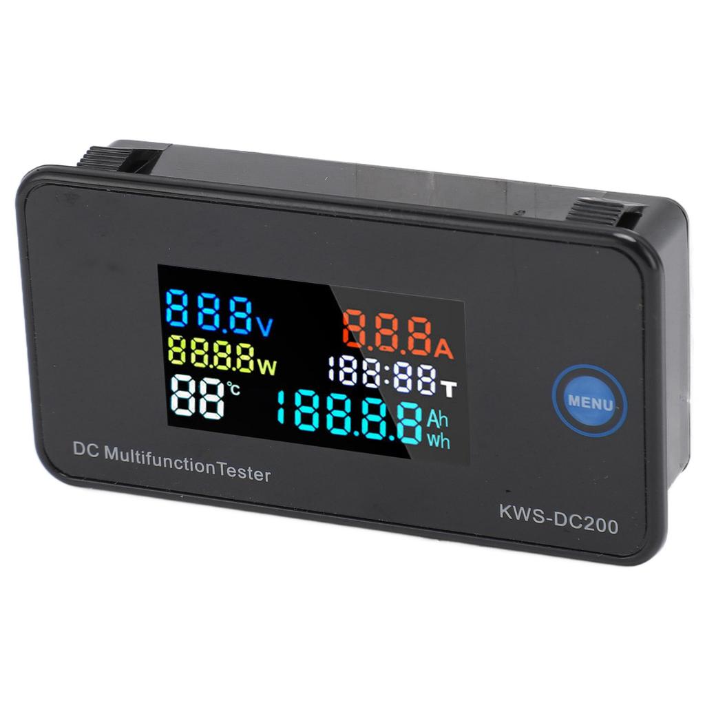 DC Digital Voltmeter Ammeter DC200 50A LCD Color Display 7 In 1 Multifunction DC Multimeter Tester for Factory