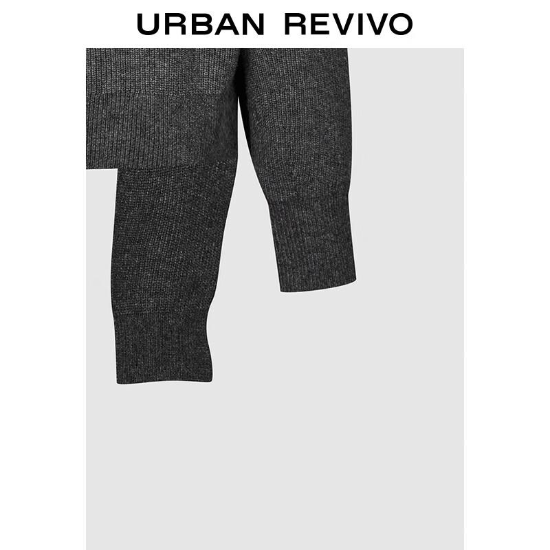 UR Women's Autumn High-Neck Shawl Knit Sweater