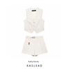 Kaslead New Arrival Women's Clothing Fashion Style Fashion Minimalist Stripes Vest Shorts 8408107 8408107