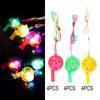 12 Pieces Glow Whistles Flashing LED for Teens Adults Party Supplies Noisemaker Toys Random