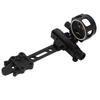 5 Pin Bow Sight 5 Pin Type Aluminum Alloy with Luminous Ring for Compound Bow Training