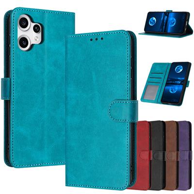 Магнитный чехол-книжка из кожи для Nothing CMF Phone 2 Pro 1 2a Plus 3A Pro Phone3A (3) Чехлы Однотонные Кожаные Кошельки Сумки