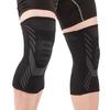 Спортивные компрессионные наколенники дышащие трикотажные поддержка ног силиконовые противоскользящие стабилизирующие коленную чашечку велоспорт бег баскетбол