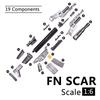 Масштаб 1/6 FN Scar HK416 M14 M82A1 Армия США Военное Оружие Солдат SWAT Фигурка Действия Сборная Модель Игрушка