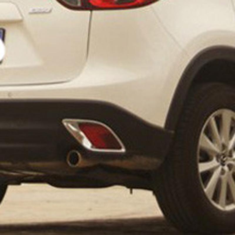 Хромированные накладки на задние противотуманные фары для Mazda CX-5 CX5 2012 2013 2014 2015 2016 Аксессуары для стайлинга автомобиля 2 шт.