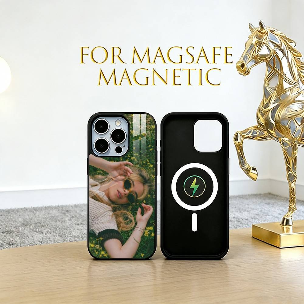 Pop singer Sabrina Carpenter Phone Case For iPhone17,16,15,14,13,12,11 Plus,Pro Magnetic with Magsafe Wireless Charging