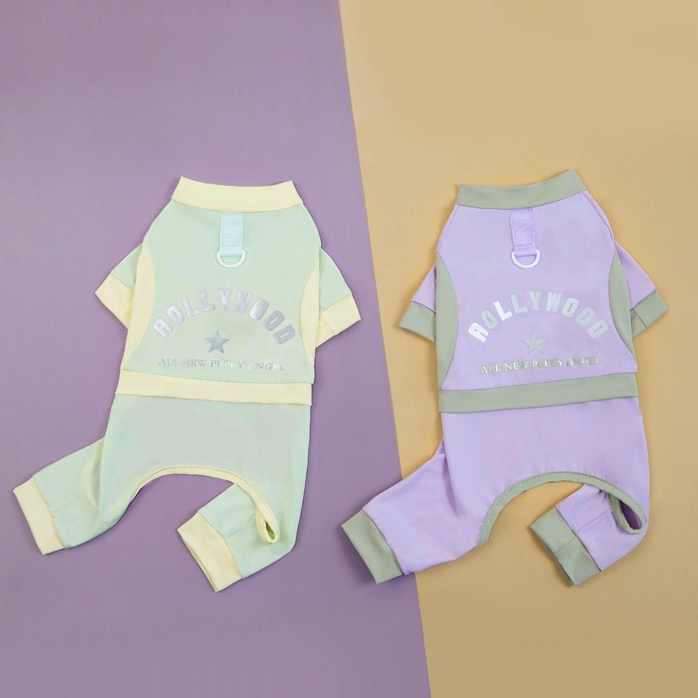 Тонкий охлаждающий комбинезон для собак Ледяной шелк Футболка для кошек Одежда для питомцев Одежда от солнца для питомцев Чихуахуа