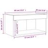 LED TV Stand in White 60 x 30 x 30 cm