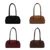 Aesthetic Faux Suede Bag Retro Single Shoulder Bag Fashion Underarm Bag  Winter