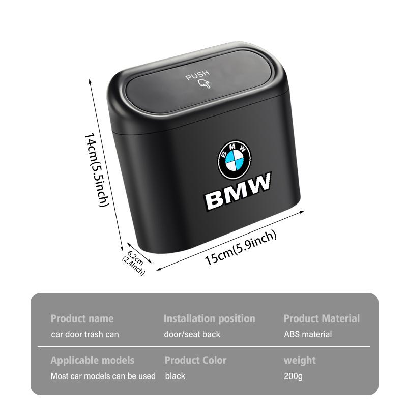 Multifunctional Car Trash Can Hanging Vehicle Garbage With Lid For BMW E46 E90 E60 F10 E39 F30 E36 E87 E90 E30 E53 F31 E92 GG9