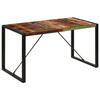 VidaXL Dining Table 140x70x75cm Solid Reclaimed Wood