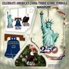 Елочное украшение к 250-летию США, Товары к 250-летию, Подарки на 250-летие, Патриотические украшения