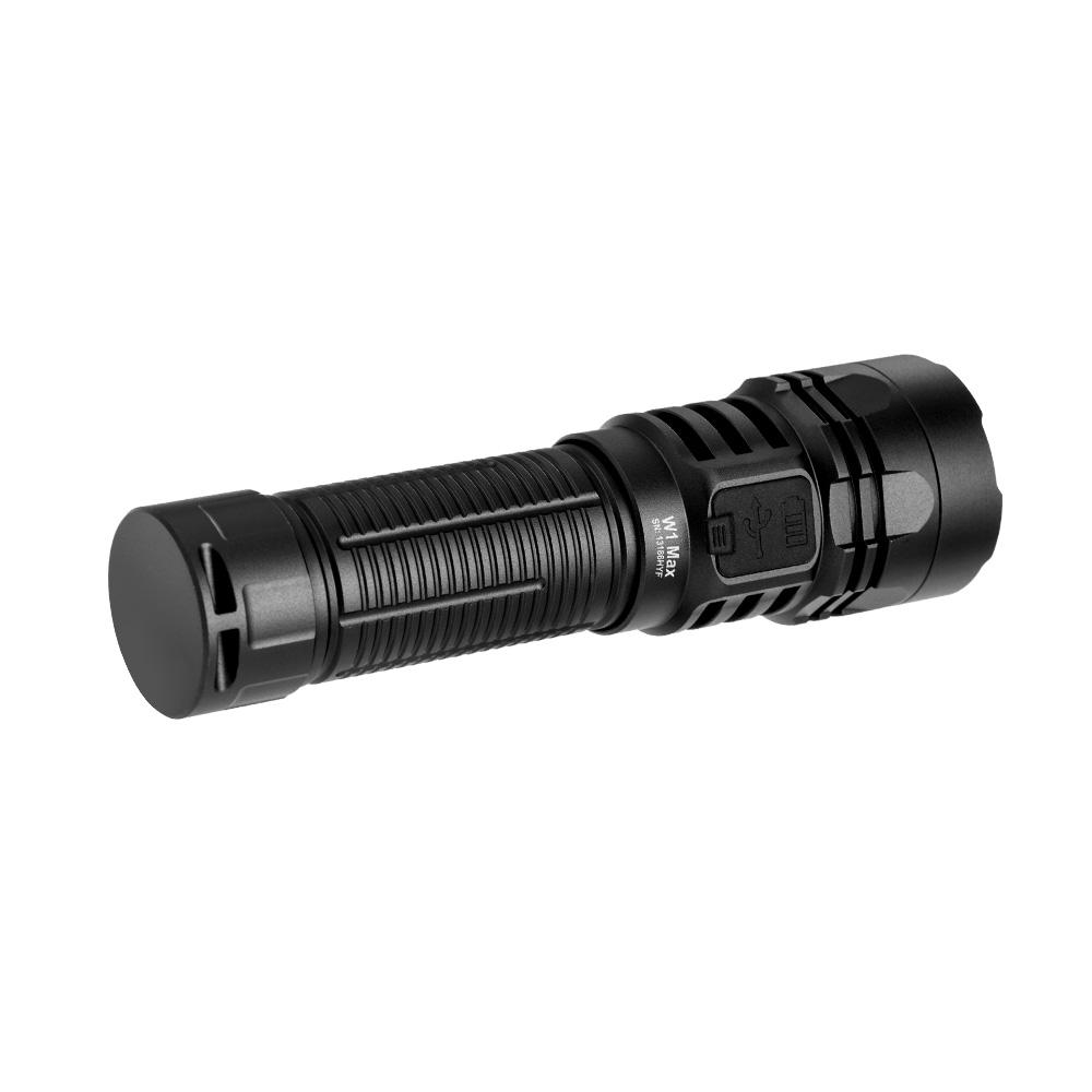 Lumintop W1 Max 500 метров Дальность 800 лм USB Type-C Перезаряжаемый Фонарик 21700 Светодиод COB Комбо Свет Фонарик