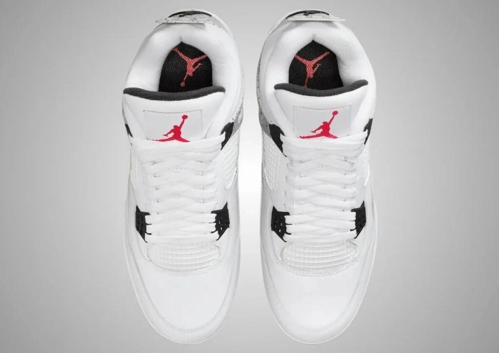 HQ0207-106 Nike Air Jordan 4 Cleat White Fire Red (Мужской)