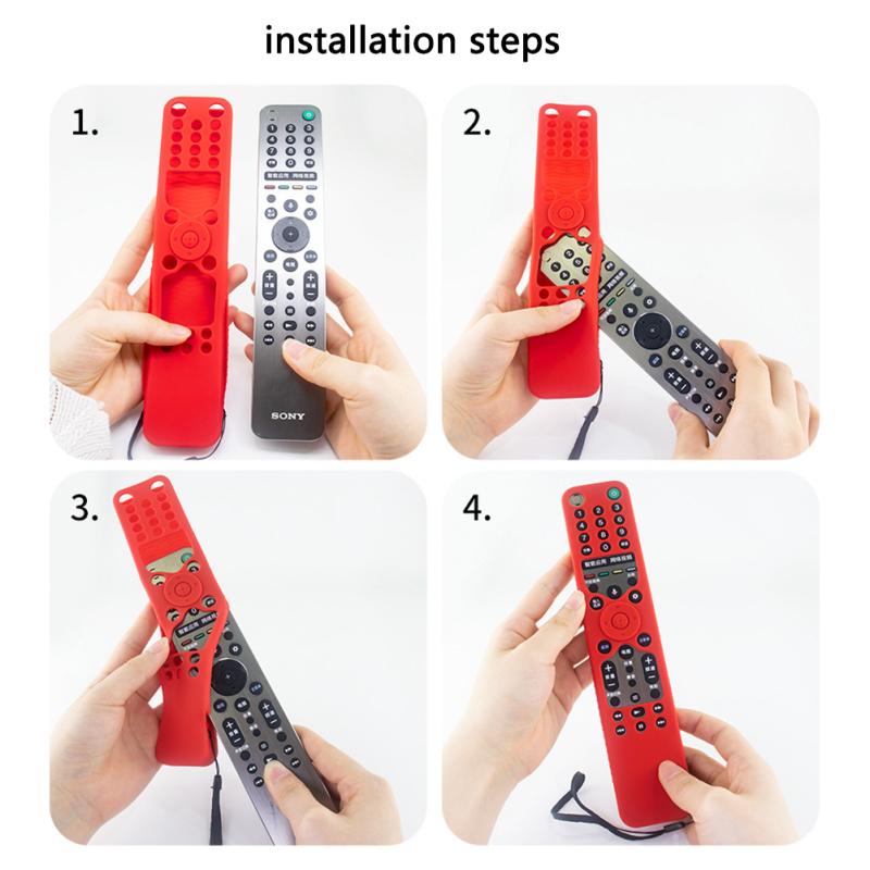 Силиконовый чехол для пульта, противоударный защитный чехол, совместимый с Sony RMF TX600C/P/U/E 500U/E Timing