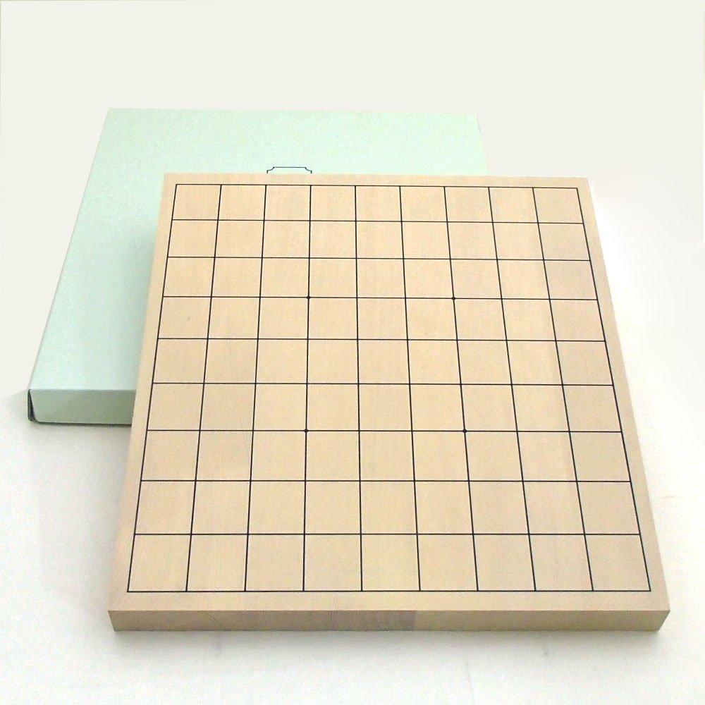 Shogi Set New Kaya 1 Inch Tabletop Jointed Shogi Board Shochiku and White Camellia Carved Pieces Set