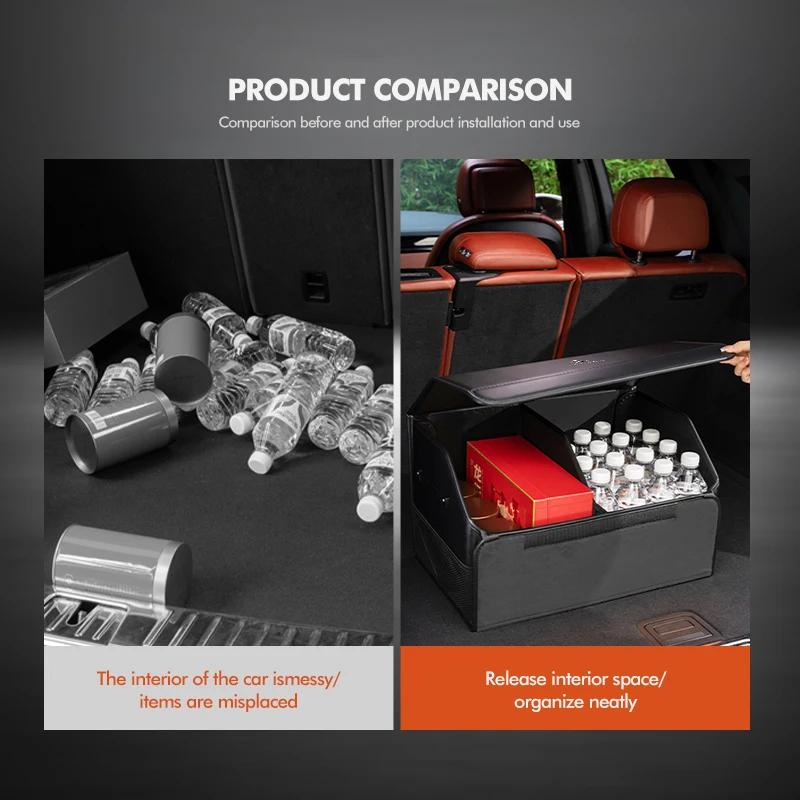 POOR1 Car Trunk Storage Box Multiuse Portable Storage Organizer Tool For Citroen C5 C1 C2 C6 C4L DS3 DS4 DS5 C-Elysee Grand Berlingo