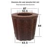 Light Soil Phalaenopsis Carbon Cotton Hydroponic Pots for Root Rot Prevention and Plant Wall Growth