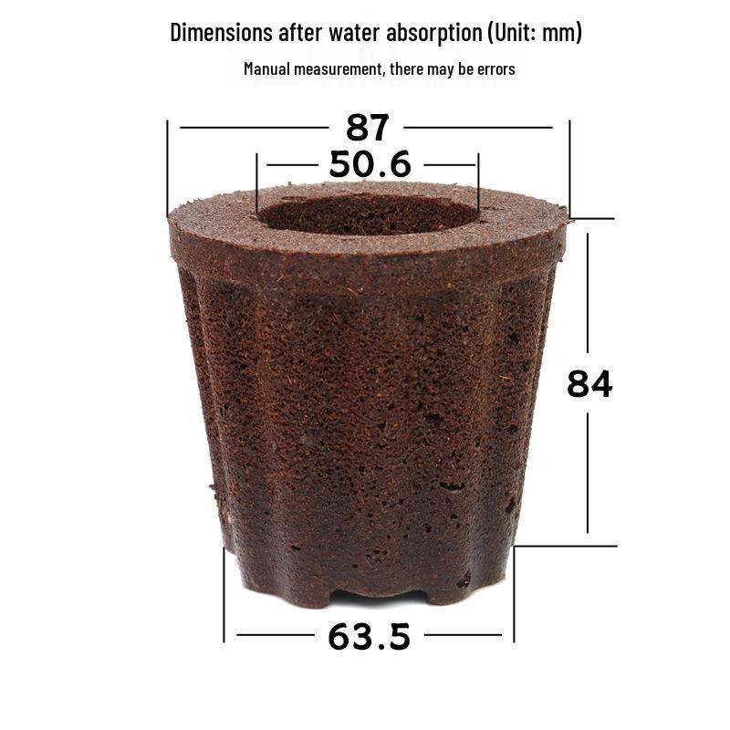 Light Soil Phalaenopsis Carbon Cotton Hydroponic Pots for Root Rot Prevention and Plant Wall Growth
