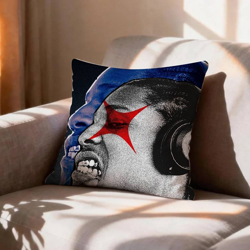 COOL RAPPER AAsap RRocky  Pillow Case Pattern Printed Pillowcase For Living Room Sofa Cushion Cover