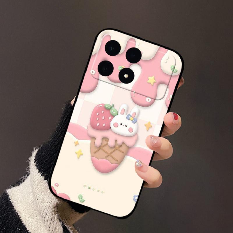 Чехол для Xiaomi POCO F8 Pro Модный Милый Мультяшный Силиконовый Задний Чехол Для Телефона Xiaomi POCO F8Pro Роскошный Мягкий ТПУ Fundas
