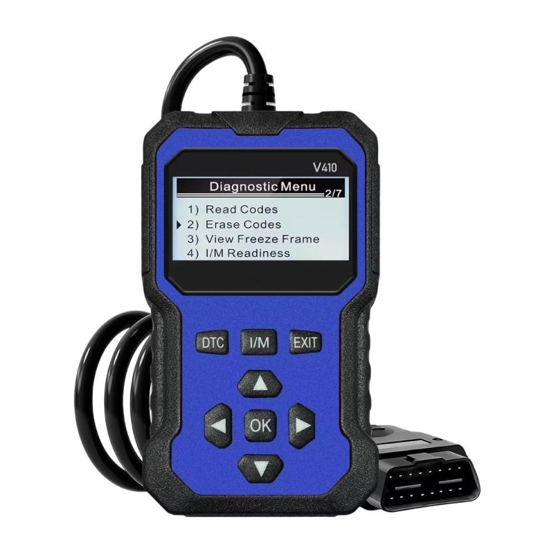 Промышленный диагностический сканер OBD2 Дисплей высокого разрешения Совместимость с несколькими языками Автомобильный диагностический инструмент