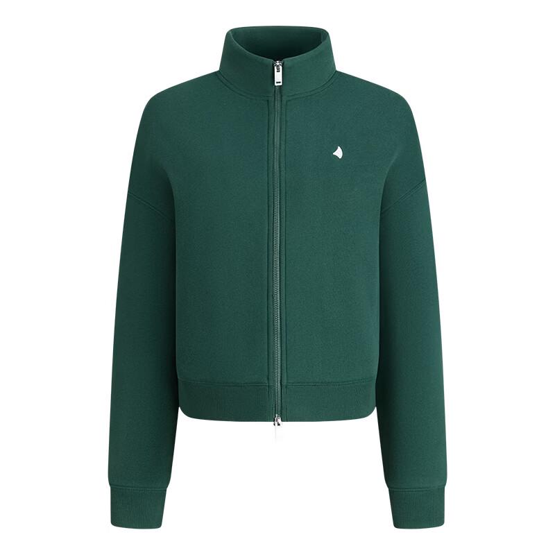 Navigare Women's Fall/Winter Stand-Collar Zip-Up Sweatshirt Jacket