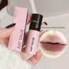Powder Mist Lip Mud Matte Velvet Lip Gloss That Brightens the Complexion, Non-Fading, Non-Stick Cup, Affordable Red Pear Color for Students