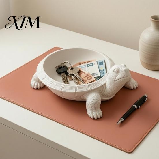 Turtle Storage Tray 3D Printed Tray, Decorative Jewelry for Necklaces Durable PLA Resin Rings, Creative Desktop Organizer Living Room Bedroom