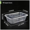 Hansheng 750ml Disposable Food Containers